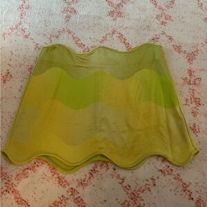 Alexis Lime and Yellow Skirt